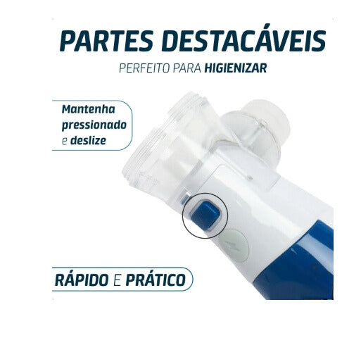 Mini Nebulizador Portátil USB: Silencioso, Eficiente e Prático