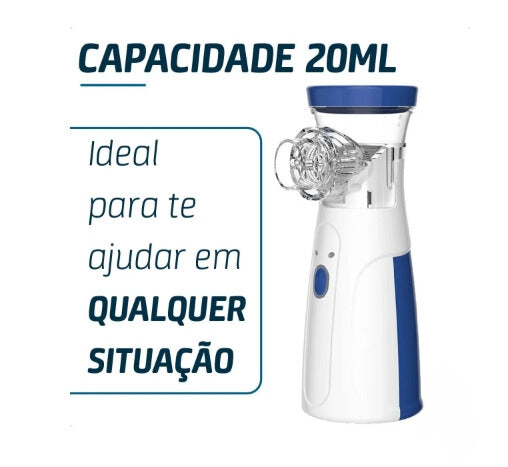 Mini Nebulizador Portátil USB: Silencioso, Eficiente e Prático