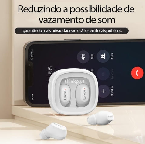 Fones Lenovo XT62 Bluetooth 5.3 TWS com HiFi e Cancelamento de Ruído