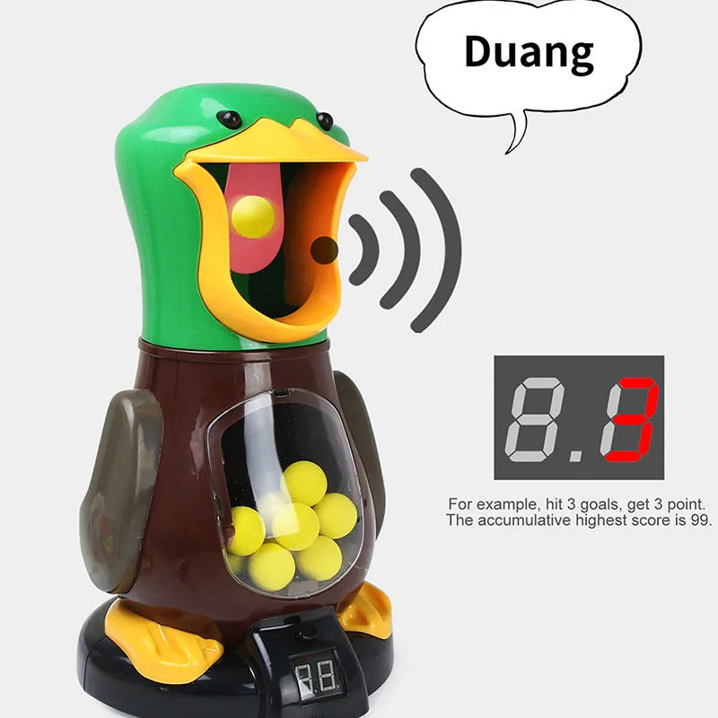 Brinquedo Patinho Duck: Arma com Luz e Batalha Divertida