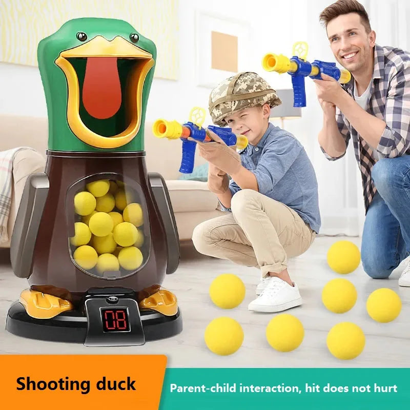 Brinquedo Patinho Duck: Arma com Luz e Batalha Divertida