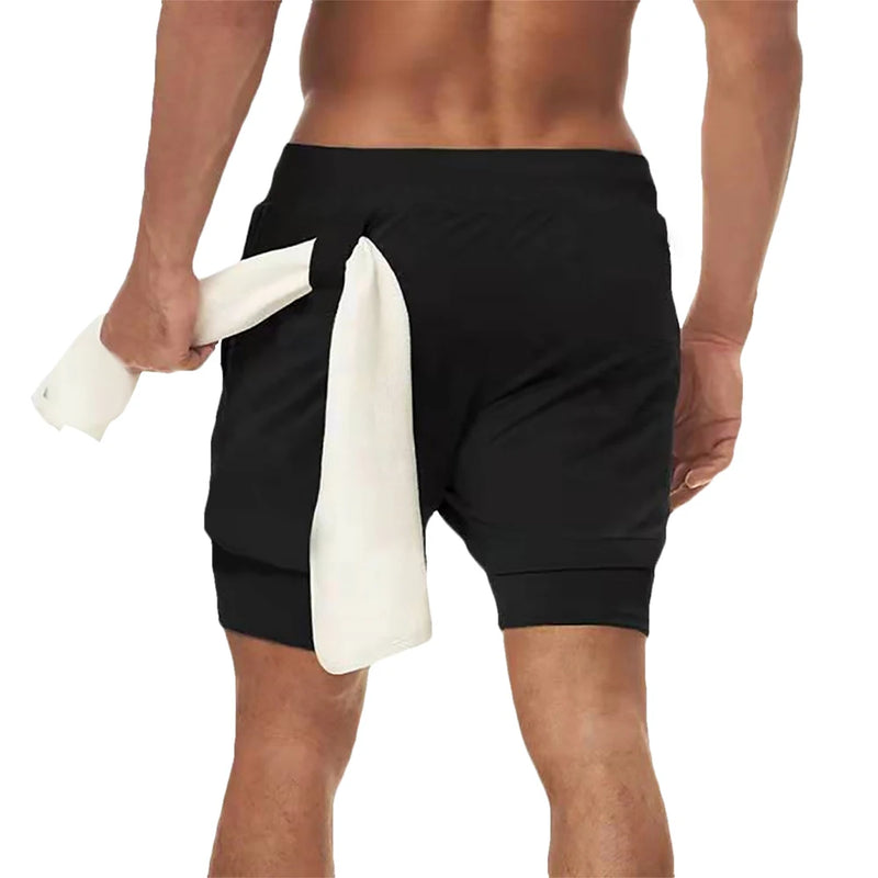 Shorts Esportivos 2 em 1: Treine com Estilo e Versatilidade!