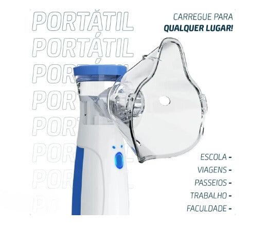 Mini Nebulizador Portátil USB: Silencioso, Eficiente e Prático